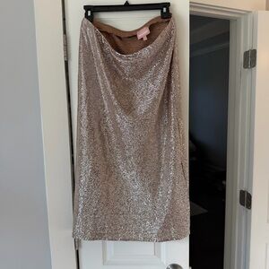 Show Me Your MuMu Sparkling Sequin Skirt